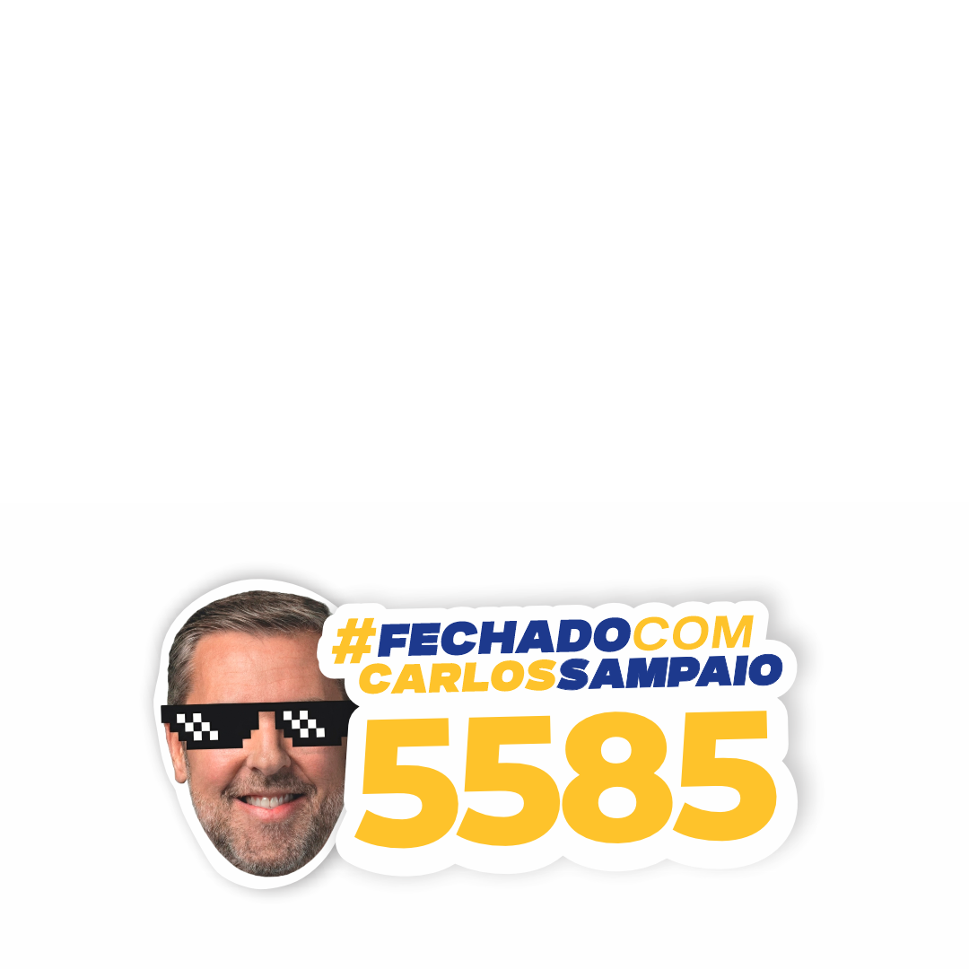 Sticker #FechadoCom